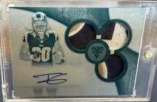 2015 Topps Triple Threads Todd Gurley White Whale Auto Patch #106 Rams 1/1 NFL