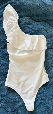 Show Me Your Mumu Ruffle Bodysuit Size Small