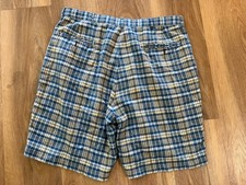 Vintage Polo Ralph Lauren Shorts Mens 36 Plaid Madras Sportswear Prep