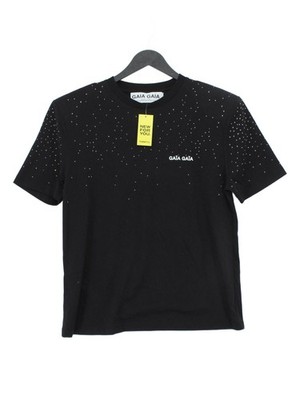 Gaia Herren T-Shirt XS Schwarz 100% Sonstige Basic