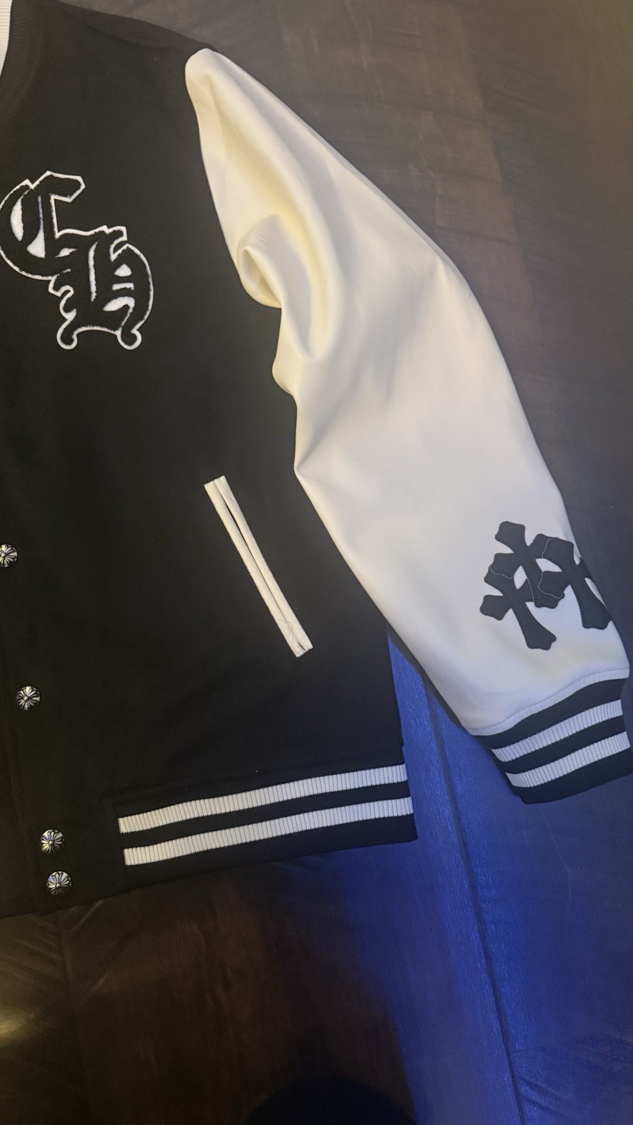 Chrome Hearts Eagle Patch Varsity Jacket in Black - image 6