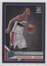 2019-20 Panini Donruss Optic Rated Rookie Purple Prizm Justin Robinson #174 6h5