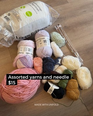 Loops & Threads Impeccable Acrylic Yarn Lot, Worsted Weight 4, Multicolor