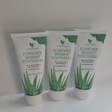 Forever Bright Fluoride-Free Toothgel Aloe Vera Bee Propolis Mint 3x 4.6 oz 3pk