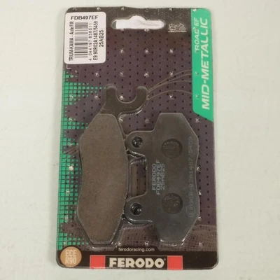 Plaquette de frein Ferodo pour Moto Triumph 1200 Bonneville T120 2016 à 2023 AR - Photo 1/3