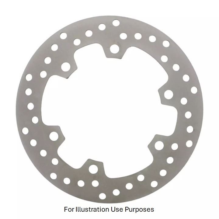EBC Motocross/ATV Solid Rear Brake Disc Rear Left for Honda CR 125 RJ 1987-1988