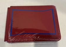 Creative Memories Photo Album 5x7 Red with Blue Foil Trim