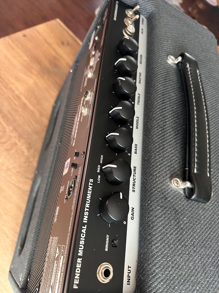 Fender Bassbreaker 15 -Combo-Gray Tweed Guitar Amplifier - Excellent - Image 3 of 4