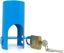 Insulated Garden Hose and casing Lock Cover - Water Saving, Outdoor Blue 