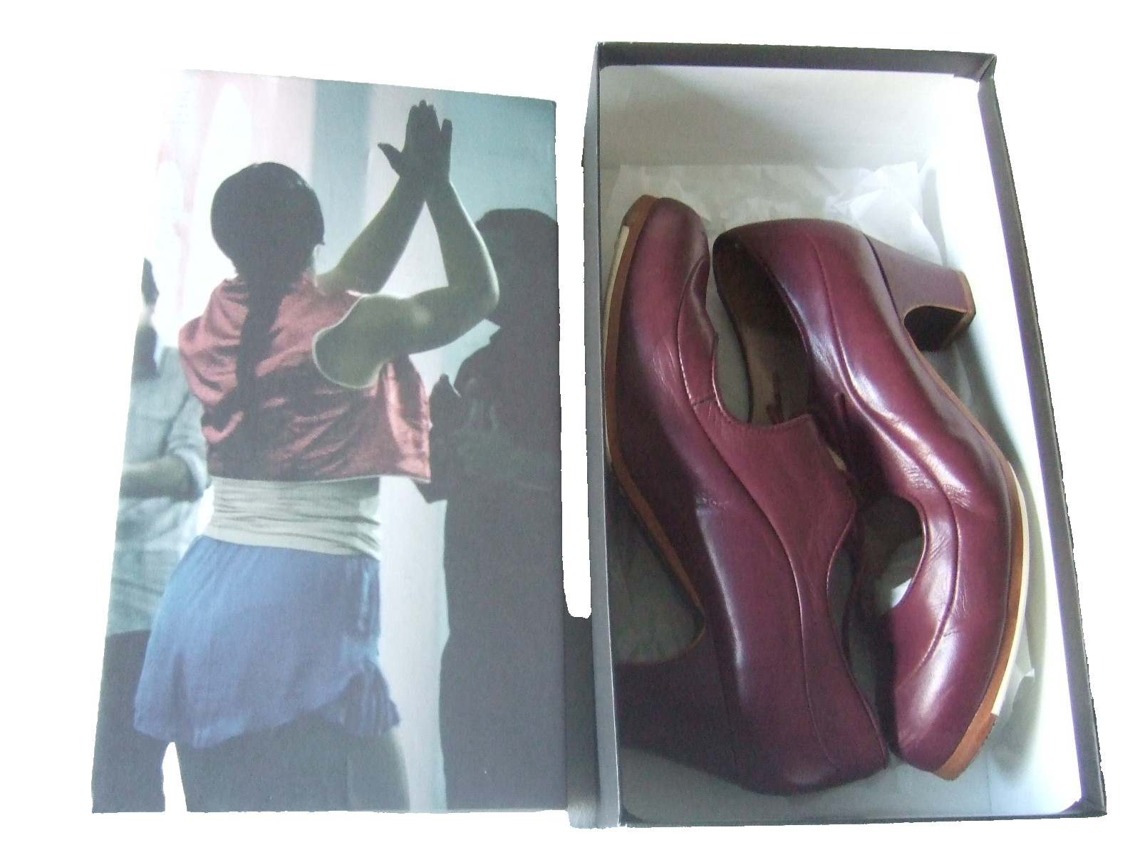 Begoña Cervera - Zapatos Profesionales de Baile Flamenco: Borgoña Talla 5/EU38