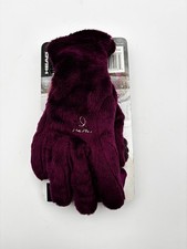 New. Head Sensatec Gloves Purple Medium Women's Faux Fur With Grip New With Tags