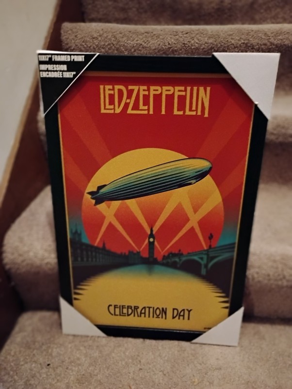 Led Zeppelin Celebration  Day Wall Picture! 11" x 17" ~ Brand New!