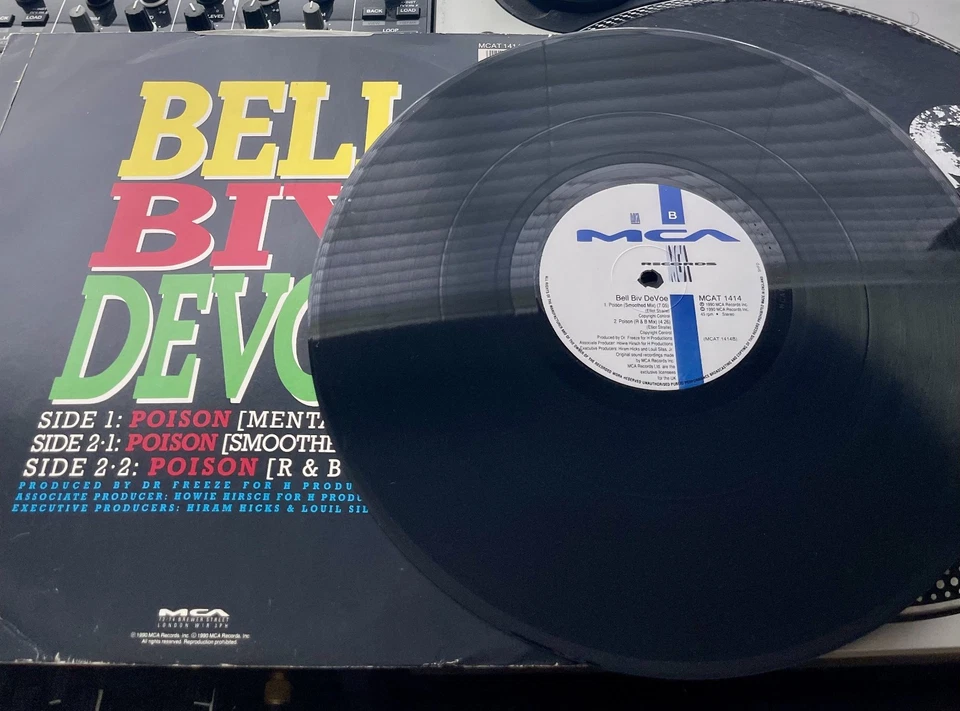 Bell Biv Devoe - Poison Original 1990 UK Press 12" in Picture Cover VG+/VG+ - Image 2 of 2