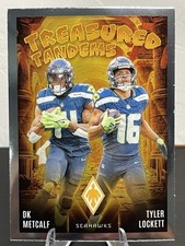 2024 Panini Phoenix DK Metcalf & Tyler Lockett #TT-SEA Seahawks Treasured Tandem