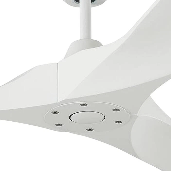 70" Visual Comfort Maverick Max Matte White Ceiling Fan with Remote - Image 3 of 3