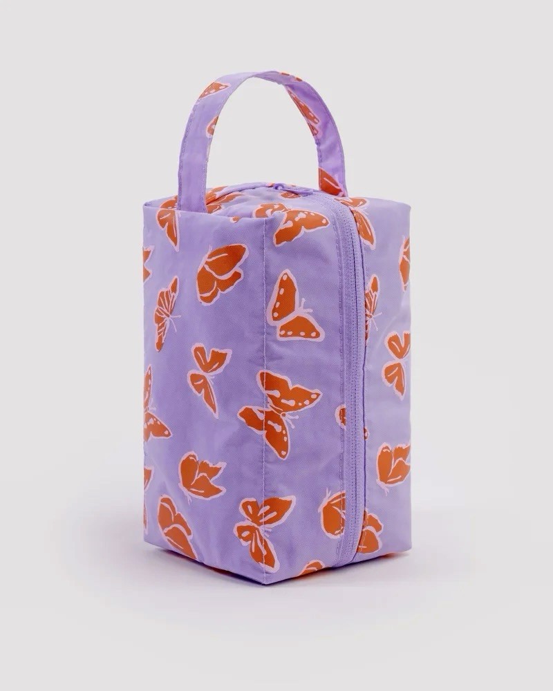 NEW! Baggu DOPP KIT in “Butterflies” — Recycled Nylon Zip Bag, SOLD OUT / RARE! image 4