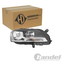 Diederichs Halogen Scheinwerfer Schwarz Mit LWR Rechts FüR VW Passat | 2248980
