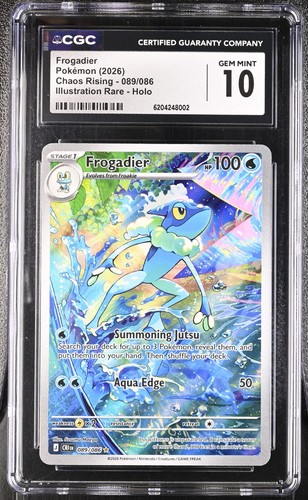 Frogadier graded CGC 10 for sale on eBay