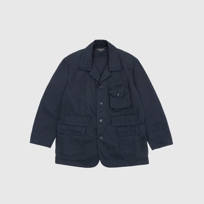 Engineered Garments Herringbone Hunting Jacket Blazer Blue In