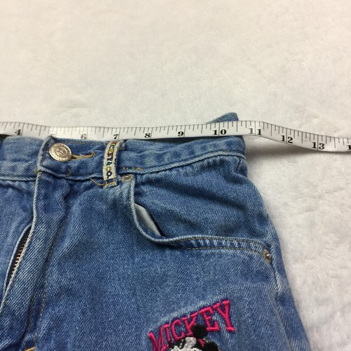 Vintage Mickey & Co Jeans Boys Girls Size 10 Blue Denim Embroidered 100% Cotton - Picture 11 of 14
