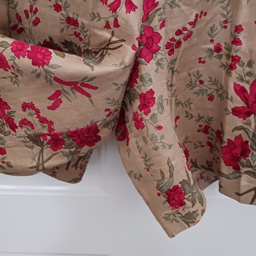 De Colección Lauren Ralph Lauren Floral Camisa Pantalones Cortos Talla 18 Top 1X Conjunto Conjunto Lino LRL - Imagen 11 de 13