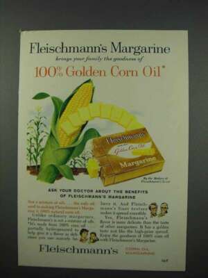 1961 Fleischmann's Corn Oil Margarine Advertisement