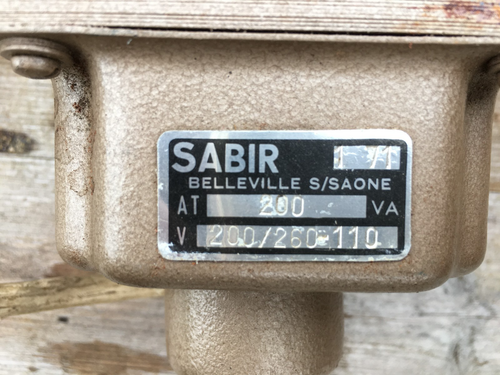 Sabir transformer 230V 240V TO 110V 50/60 Hz - Picture 3 of 3