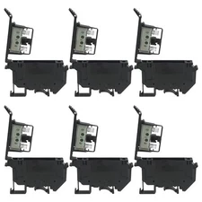 6 PCS UK5-HESI DIN Rail Fuse Holder Terminal Block DC 24V LED Indication