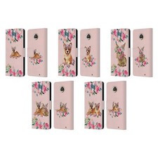 FUNDA LIBRO DE CUERO OFICIAL MONIKA STRIGEL FLOWER FRIENDS PARA TELÉFONOS MOTOROLA 2