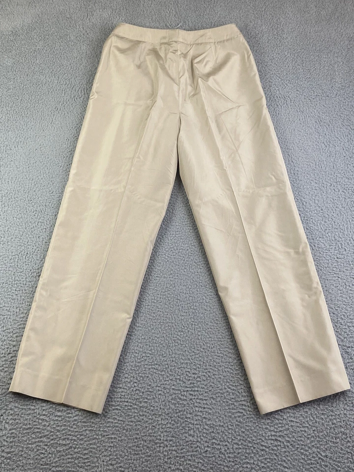 Pantalones para mujer Etro pierna recta 100 % seda talla IT 46 EXC Foto 2 de 4
