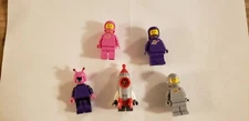 Lego classic Spaceman dark purple & pink& gray minifigures astronauts NEW