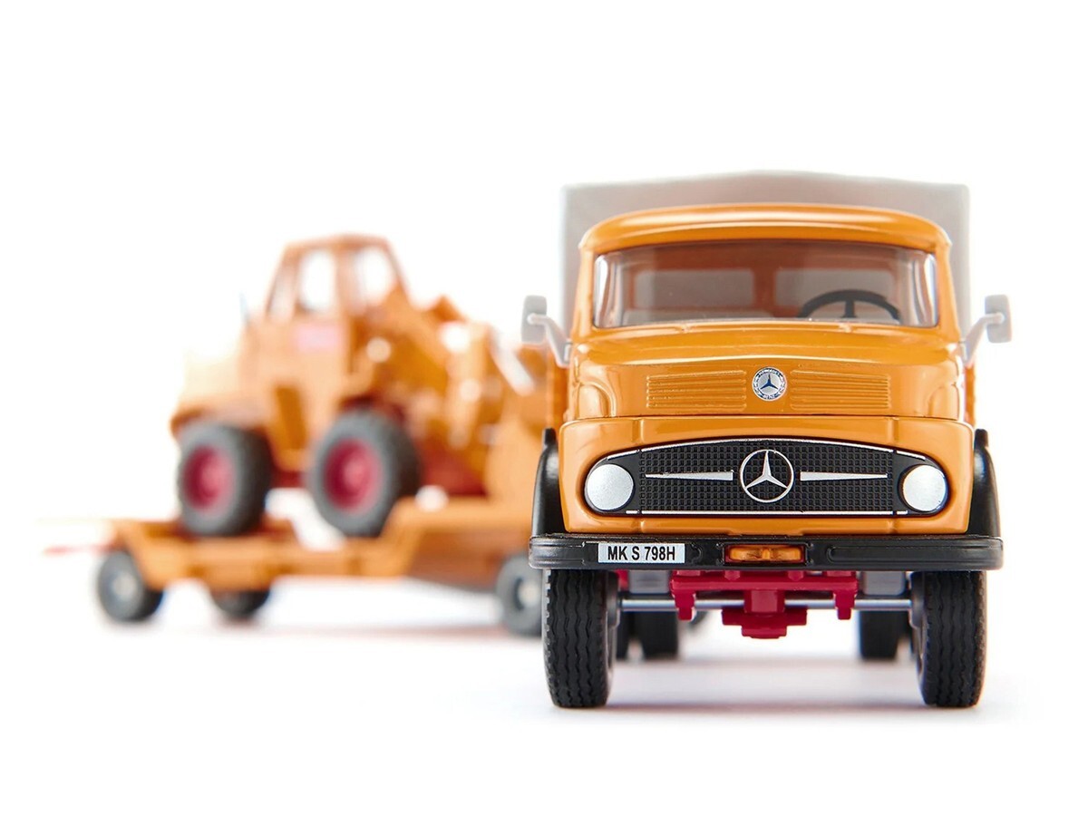 SIKU 4117 Mercedes-benz 710 With Kramer 411 Radlader Bacs 1