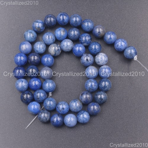 "Cuentas redondas de piedras preciosas Natural Sunset Dumortierite 4 mm 6 mm 8 mm 10 mm 12 mm 14 mm 16" - Imagen 10 de 12