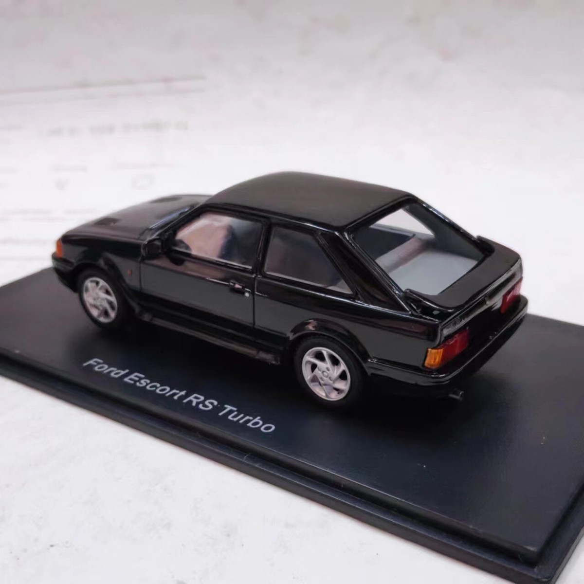 NEO 1/43 Scale Resin Model Ford Escort RS Turbo 1986 black | eBay