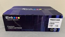 E-Z Ink Brother Printer Toner Cartridge TN221/225 Magenta Cyan Yellow, 2 Black