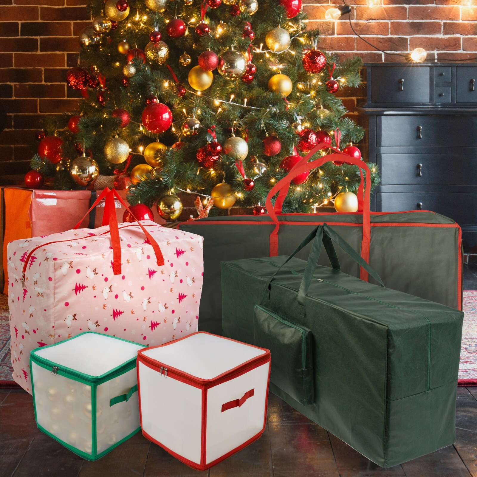 christmas wrapping organiser