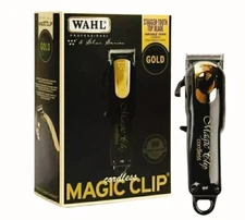 8148-100 Wahl Professional 5 Star Edition  Gold Cordless Magic Clip Black New
