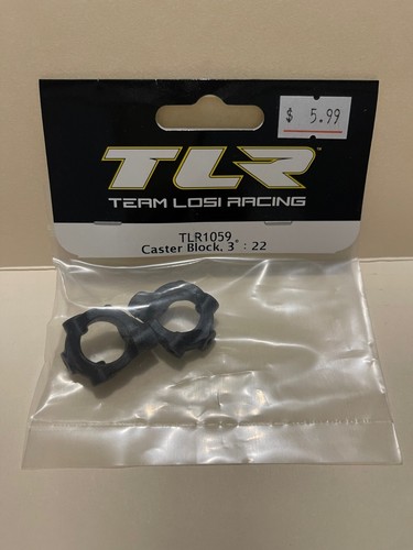 Team Losi Racing TLR1059 Caster Blocks (2) 3-Degree: TLR 22 - Picture 2 of 3