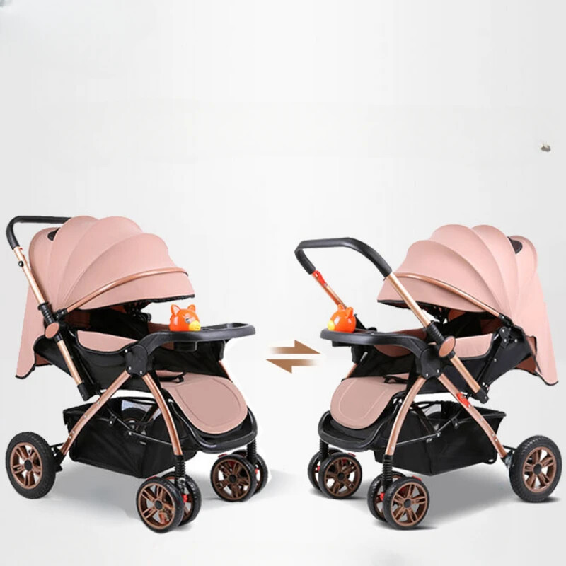 0-3 Year Old High Landscape Two-way Folding Stroller