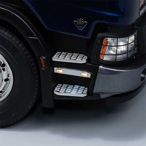 1Pair Aluminum Foot Lamp 1/14 For Tamiya RC Truck Scania 770S 6×4 56368 8X4 Part - Picture 4 of 24