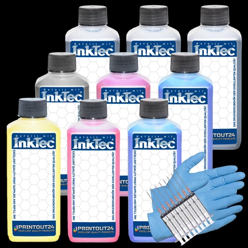 0,9L Inktec Pigmento Tinta para Epson SC-P600 SC-P800 Vivid K3 Ultrachrome HD