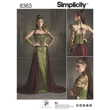 Simplicity 8363 Women Fantasy Elf Ranger Halloween Cosplay Costume Sew Pattern