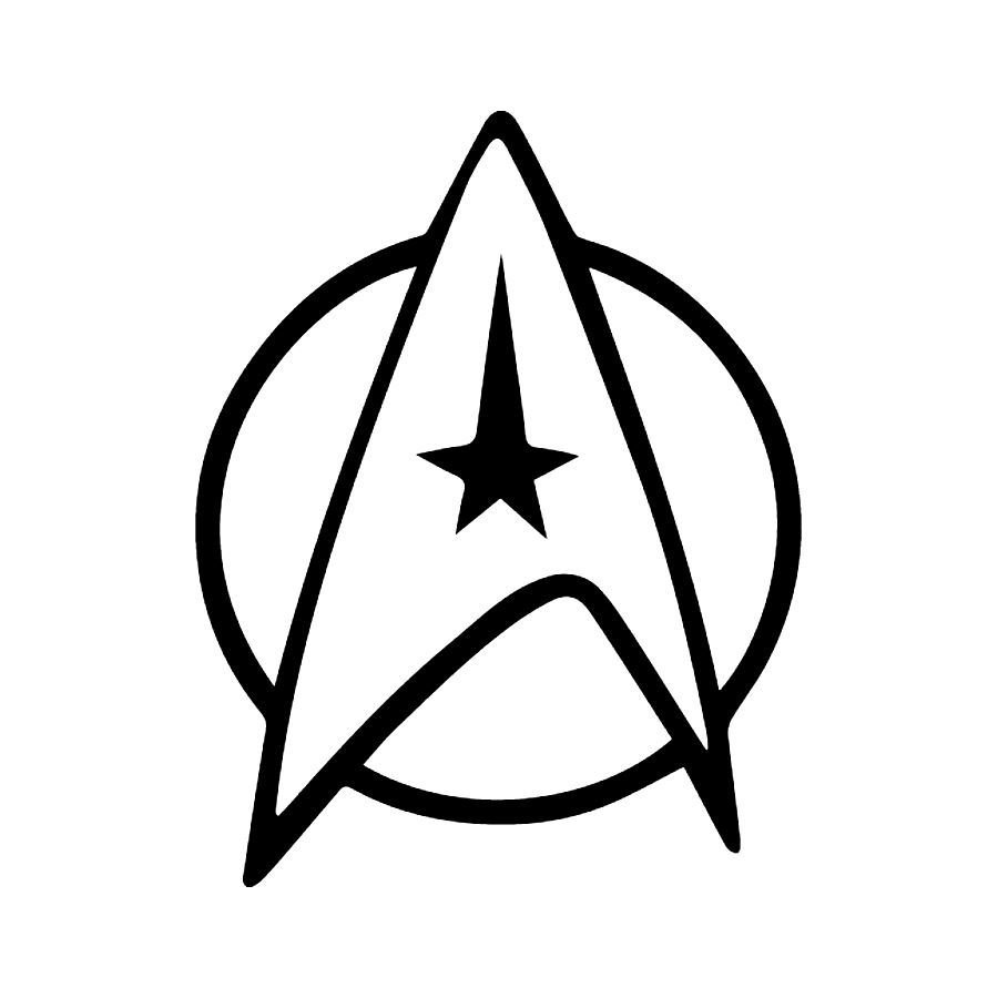 Star Trek Emblem - Star Trek Vinyl Decal Laptop Decal Bumper