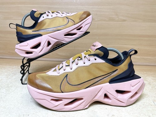 Nike Zoom X Vista Grind Gold Grey Coral Stardust Size UK 8.5 Trainers