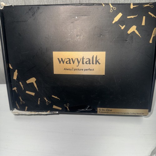 Wavytalk 5in1 Lockenstab Stab Set mit Lockenbürste Haarstylingwerkzeug Neu - Bild 1 von 9