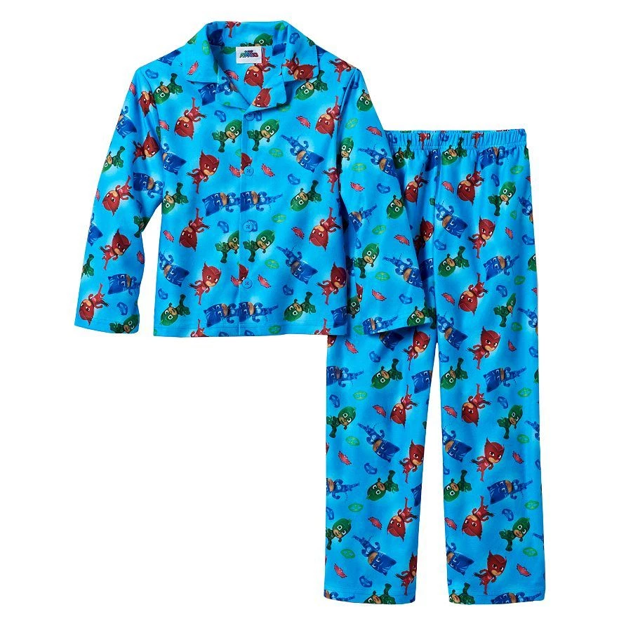Juego de 2 pijamas tipo franela PJ Masks talla 4 nuevo con etiquetas $36 venta al por menor Foto 2 de 2