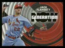2022 Topps Jack Flaherty Generation Now Black SN #GN-51 Card #/299
