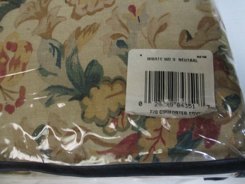 Ralph Lauren Highgate Woods Neutral Floral Comforter Bettbezug - Full/Queen - Bild 3 von 9