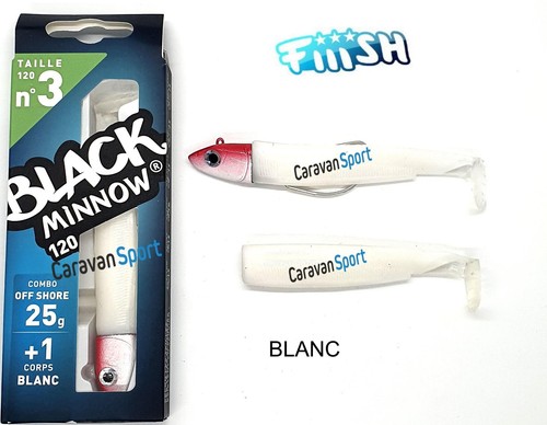 FIIISH BLACK MINNOW COMBO 120 N 3 KÜNSTLICH SILIKON KÖDER SPINNKANTE - Bild 5 von 20