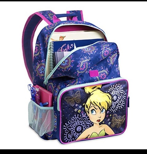 Disney Store Tinker Bell Fee Rucksack Schule Büchertasche leuchtet Tinkerbell NEU - Bild 3 von 4